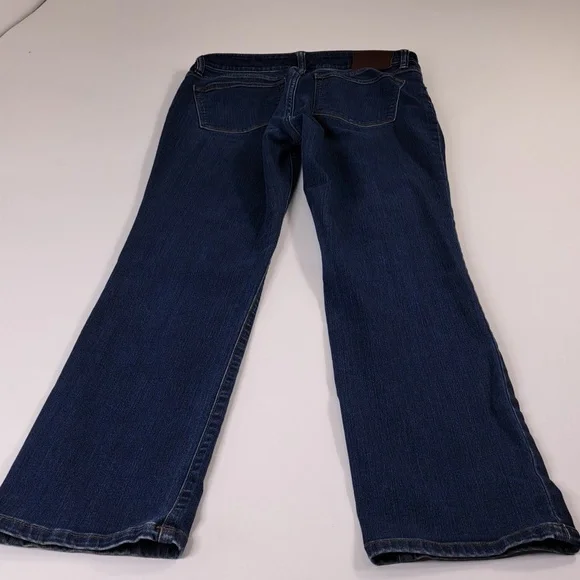 Lauren Ralph Lauren Modern Straight Curvy Blue Jeans Size 4 - Picture 13 of 17